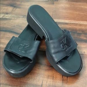 Vintage Calvin Klein Slides